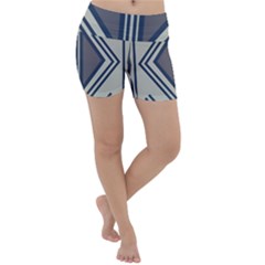 Abstract Pattern Geometric Backgrounds  Lightweight Velour Yoga Shorts by Eskimos