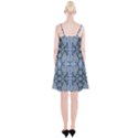 Folk flowers print Floral pattern Ethnic art Spaghetti Strap Velvet Dress View2