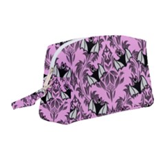 Pink Bats Wristlet Pouch Bag (medium) by NerdySparkleGoth