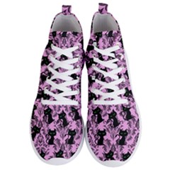 Pink Cats Men s Lightweight High Top Sneakers by NerdySparkleGoth