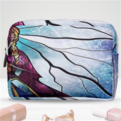 Anna Disney Frozen Stained Glass Make Up Pouch (medium) by artworkshop