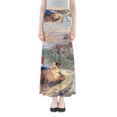 Beauty And The Beast Castle Full Length Maxi Skirt by artworkshop