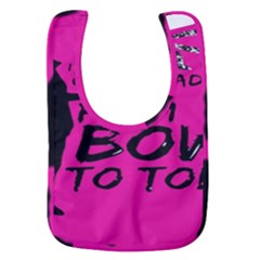 Bow To Toe Cheer Baby Bib by artworkshop