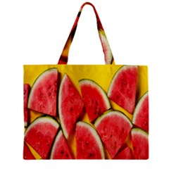 Watermelon Zipper Mini Tote Bag by artworkshop