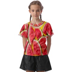 Watermelon Kids  Front Cut Tee by artworkshop