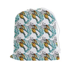 Birds Drawstring Pouch (2xl) by Sparkle