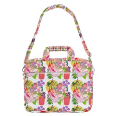 Bunch Of Flowers Macbook Pro Shoulder Laptop Bag (large) by Sparkle