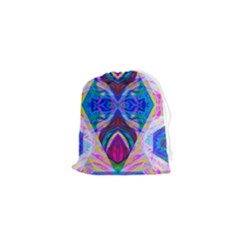 Tippy Flower Power Drawstring Pouch (xs) by Thespacecampers
