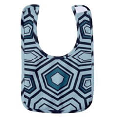 Abstract Pattern Geometric Backgrounds Baby Bib by Eskimos