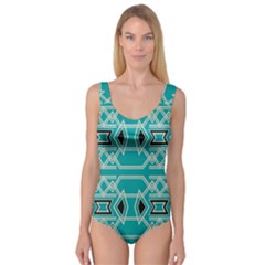Abstract Pattern Geometric Backgrounds  Princess Tank Leotard  by Eskimos