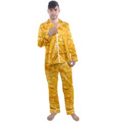 Water Men s Long Sleeve Satin Pajamas Set by artworkshop