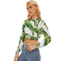 Sheets Tropical Plant Palm Summer Exotic Lightweight Long Sleeve Sweatshirt View2