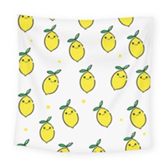 Pattern Lemon Texture Square Tapestry (large) by artworkshop