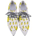 Pattern Lemon Texture Pointed Oxford Shoes View1