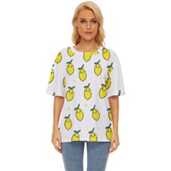 Pattern Lemon Texture Oversized Basic Tee by artworkshop