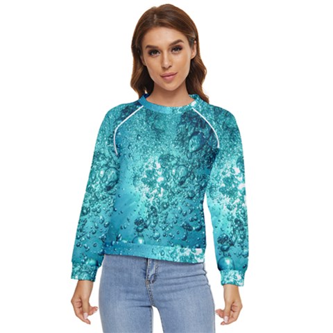 Bubbles Water Bub Women s Long Sleeve Raglan Tee by artworkshop