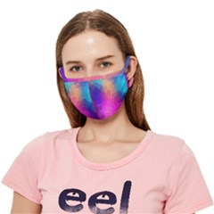 Triangles Polygon Color Crease Cloth Face Mask (adult) by artworkshop