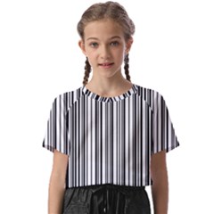 Barcode Pattern Kids  Basic Tee by Sapixe