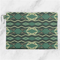 Abstract Pattern Geometric Backgrounds Canvas Cosmetic Bag (xxl) by Eskimos
