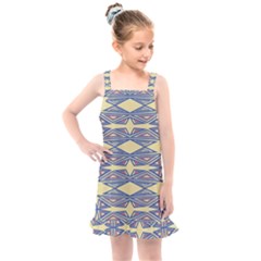 Abstract Pattern Geometric Backgrounds  Kids  Overall Dress by Eskimos