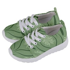Folk Flowers Print Floral Pattern Ethnic Art Kids  Lightweight Sports Shoes by Eskimos