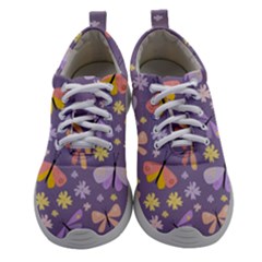 Vector-seamless-pattern-with-butterflies-beetles Athletic Shoes by Jancukart