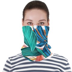 Leaves Tropical Exotic Face Seamless Bandana (adult) by artworkshop
