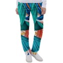 Leaves Tropical Exotic Women s Casual Pants View1