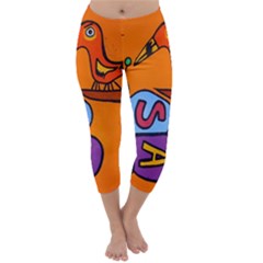 Graffiti 1 Capri Winter Leggings  by nate14shop