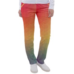Colorful Rainbow Women s Casual Pants by artworkshop
