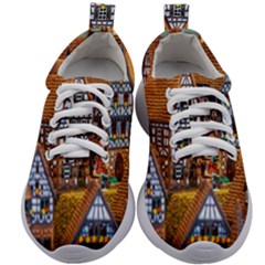 Christmas-motif Kids Athletic Shoes by nate14shop