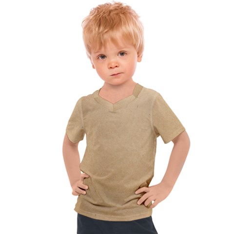 Paper Brown Kids  Sports Tee by artworkshop