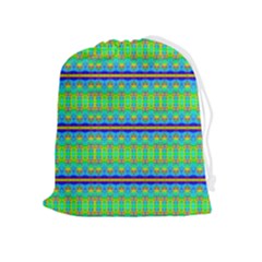 Catching Fractals Drawstring Pouch (xl) by Thespacecampers