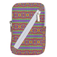 Eye Swirl Belt Pouch Bag (large) by Thespacecampers