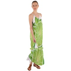 Lemon Clipart Cami Maxi Ruffle Chiffon Dress by Jancukart