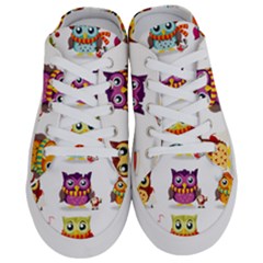 Cartoon-cute-owl-vector Half Slippers by Jancukart