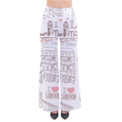 I Love London Drawing So Vintage Palazzo Pants by Jancukart