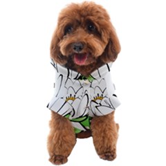 Lotus-flower-water-lily Dog Coat by Jancukart