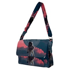 Astronaut-moon-space-nasa-planet Full Print Messenger Bag (m) by Jancukart