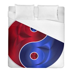 Yin Yang Eastern Asian Philosophy Duvet Cover (full/ Double Size) by Jancukart