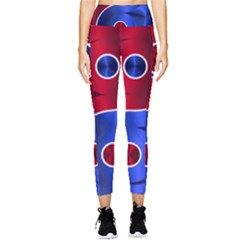 Yin Yang Eastern Asian Philosophy Pocket Leggings  by Jancukart