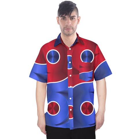 Yin Yang Eastern Asian Philosophy Men s Hawaii Shirt by Jancukart