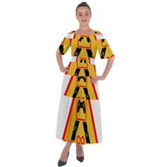 Gamer-geek-video-game-sign-fan Shoulder Straps Boho Maxi Dress  by Jancukart