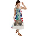 Statue Of Liberty Independence Day Poster Art Summer Maxi Dress View1