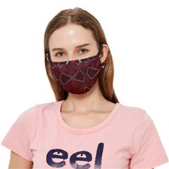 Abstract Pattern Geometric Backgrounds Crease Cloth Face Mask (adult) by Eskimos