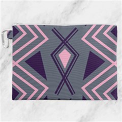 Abstract Pattern Geometric Backgrounds  Canvas Cosmetic Bag (xxl) by Eskimos