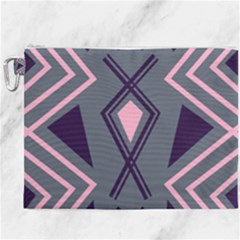 Abstract Pattern Geometric Backgrounds  Canvas Cosmetic Bag (xxxl) by Eskimos