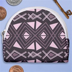 Abstract Pattern Geometric Backgrounds Horseshoe Style Canvas Pouch by Eskimos
