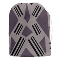 Abstract Pattern Geometric Backgrounds   Drawstring Pouch (3xl) by Eskimos