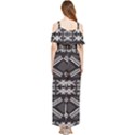 Abstract pattern geometric backgrounds  Draped Sleeveless Chiffon Jumpsuit View2